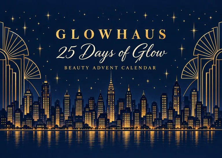GLOWHAUS 25 Days of Glowのアドベントカレンダーのふた、パッケージAIで作成