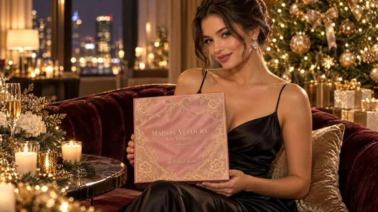 Lingerie gift box ad, made with AI Product Video Generator